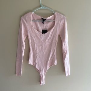 Forever 21 long sleeve sweater bodysuit